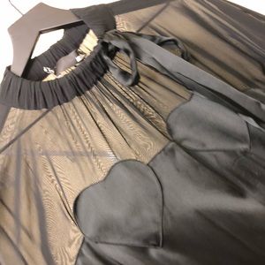 Love Moschino Sexy, fun! satin heart dress WOW